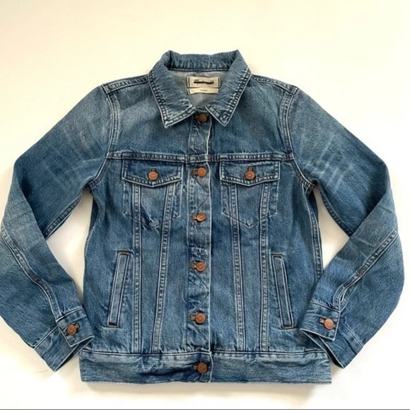 Madewell The Jean Jacket Pinter Wash XS - Picture 3 of 10